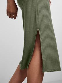 Kylie sukňa - hlboká lišajní zelená