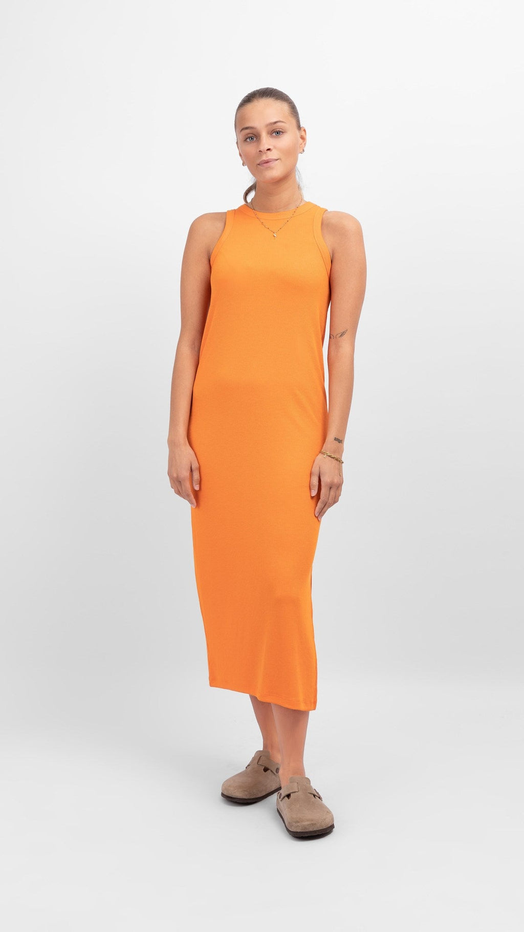 Line letné šaty - Persimmon Orange