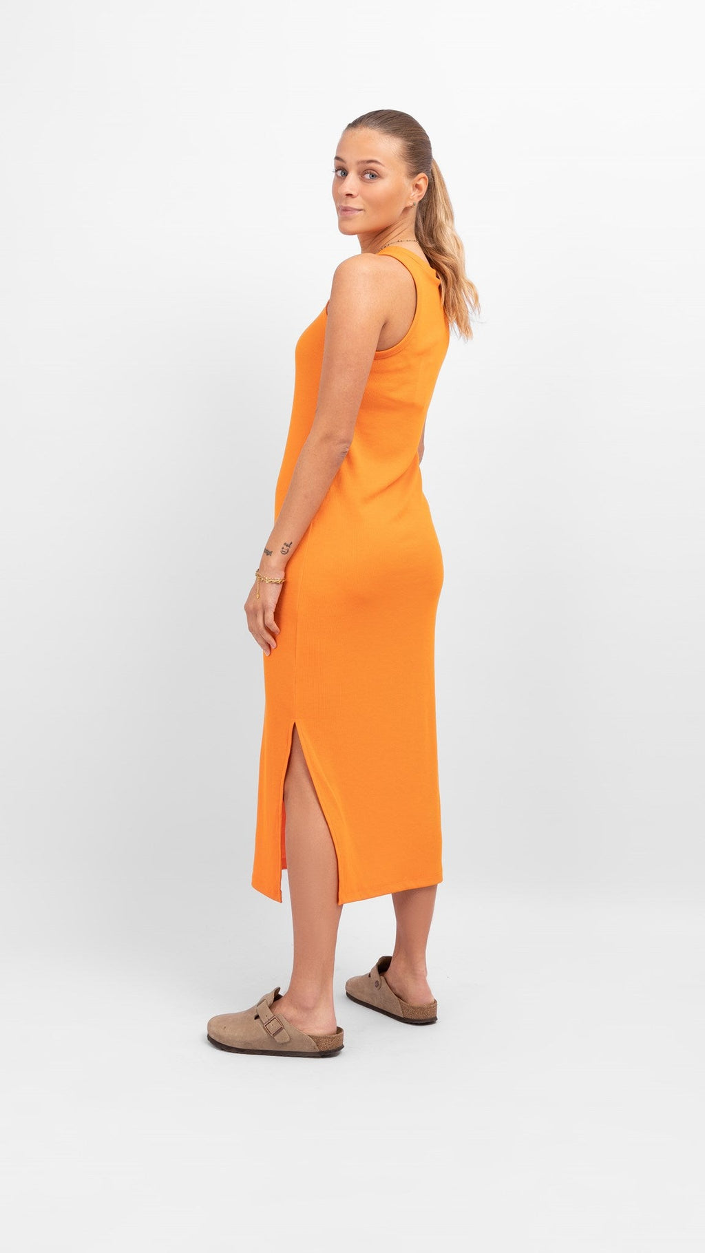 Line letné šaty - Persimmon Orange