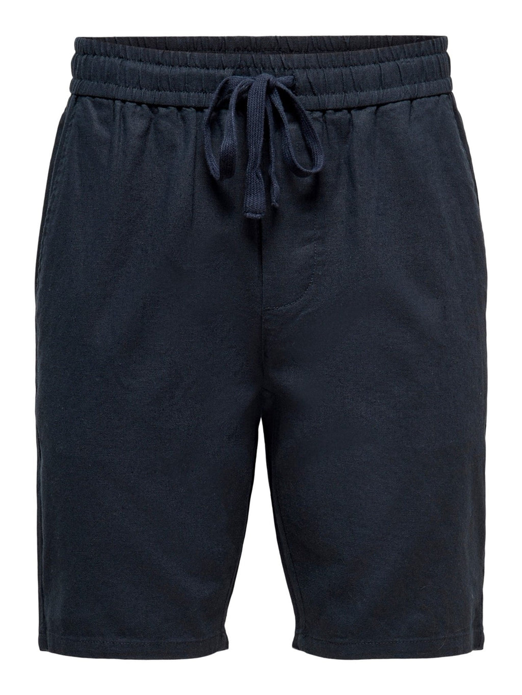 Linus亚麻短裤 - 深海海军