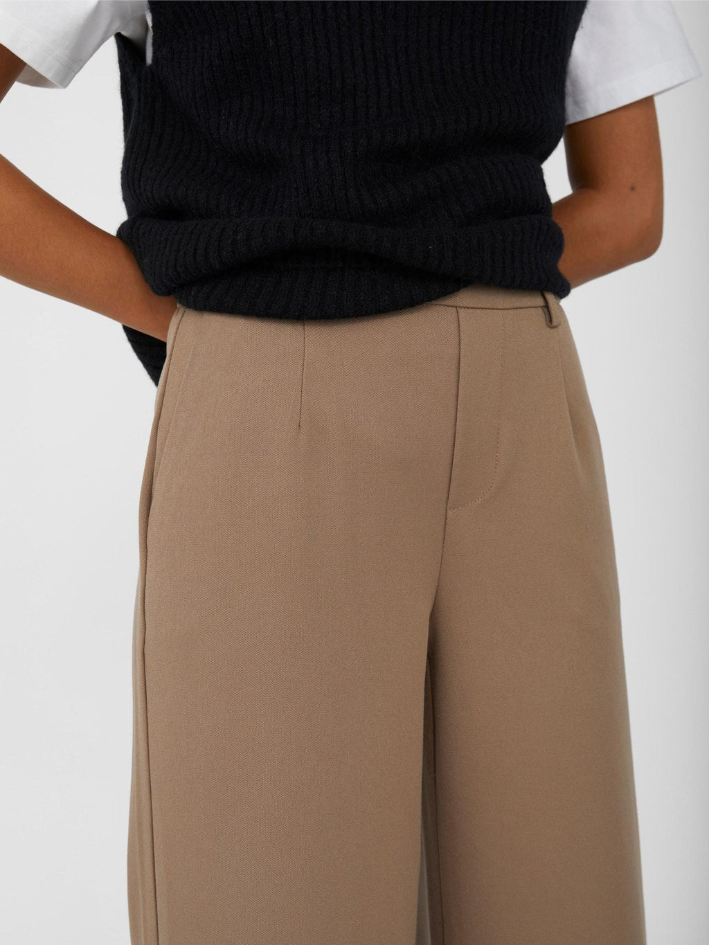 Lisa široke hlače - smeđa