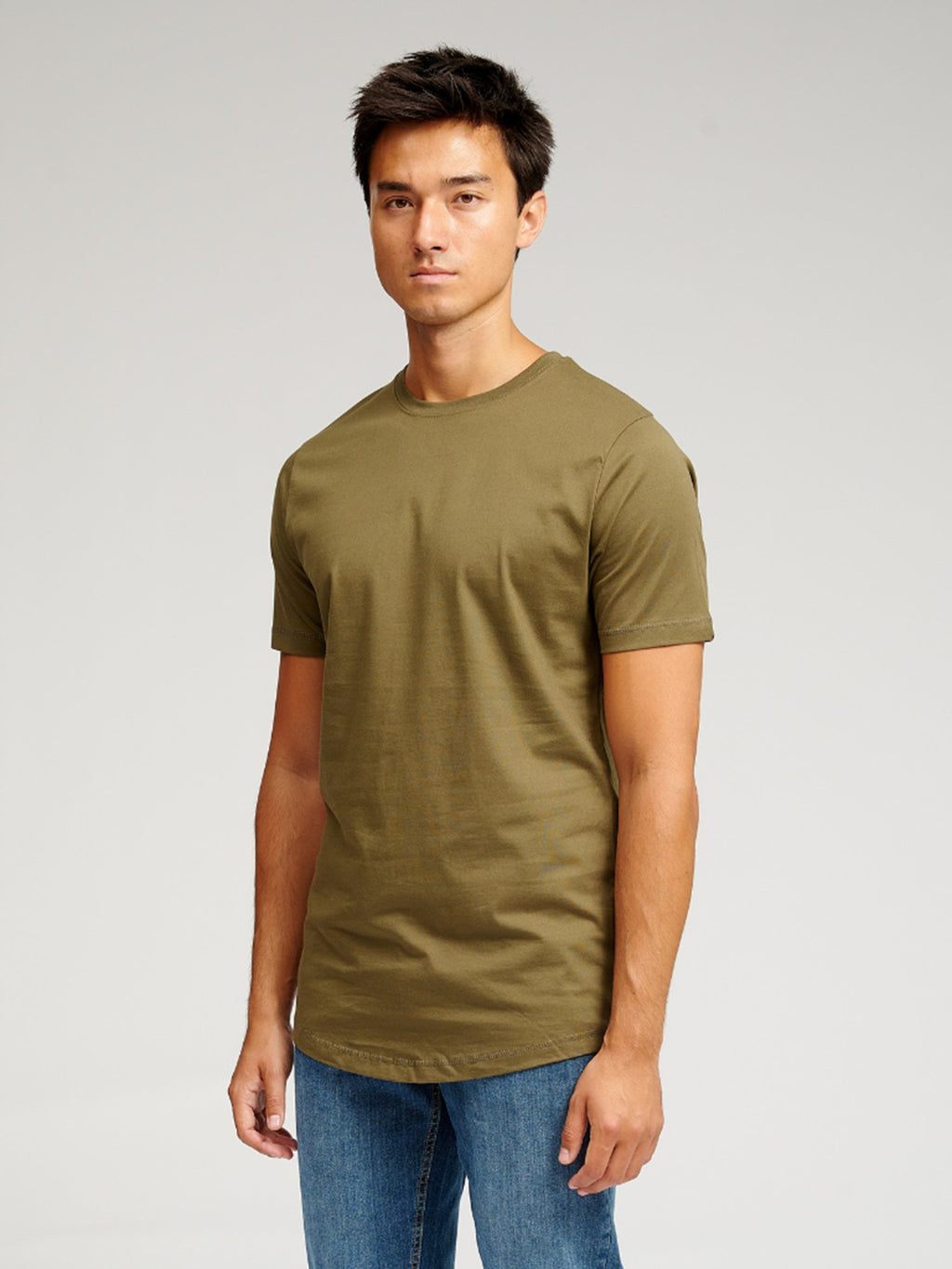 Dlhé tričko - armáda zelená