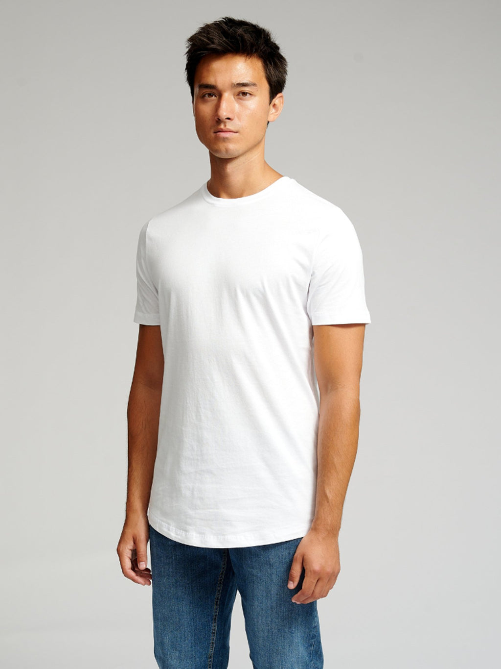 Duga majica - bijela