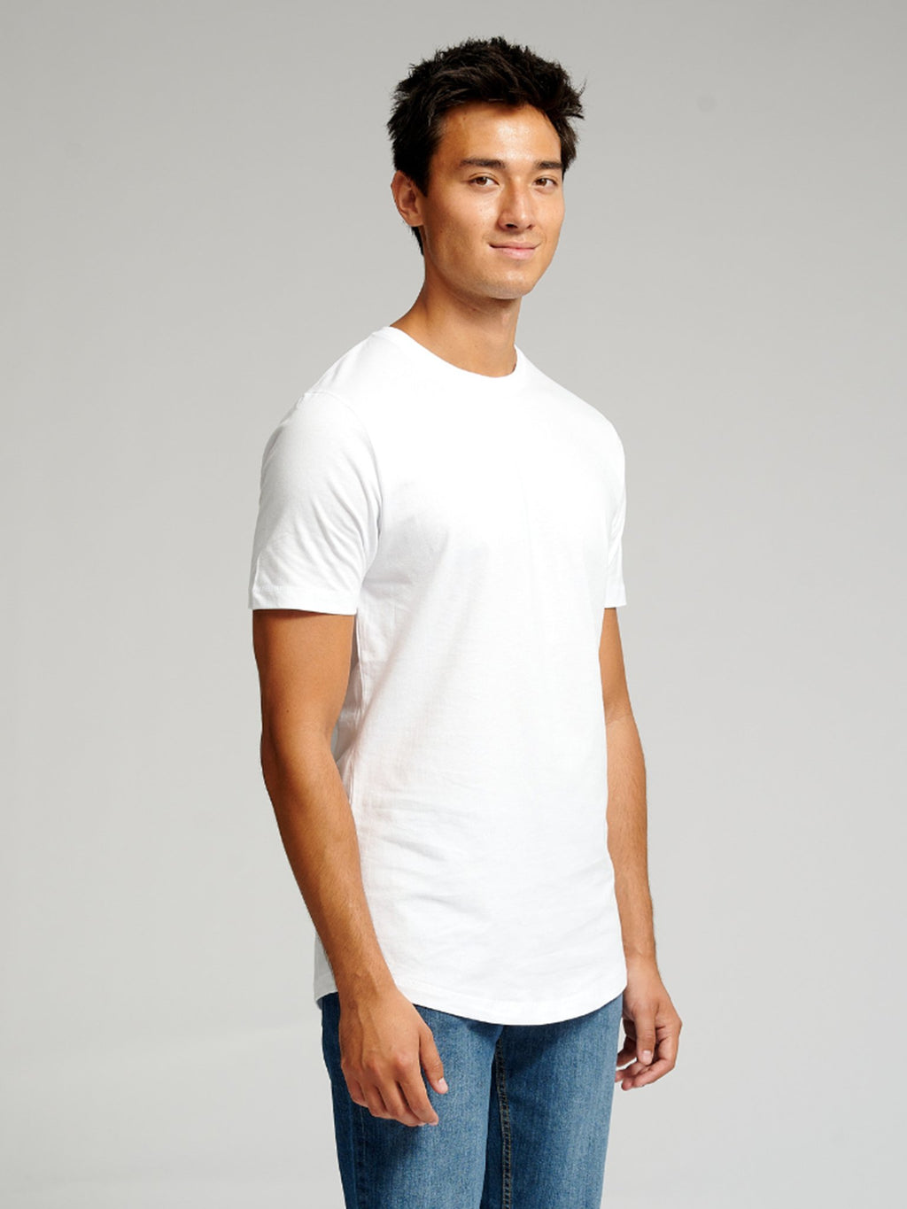 Duga majica - bijela