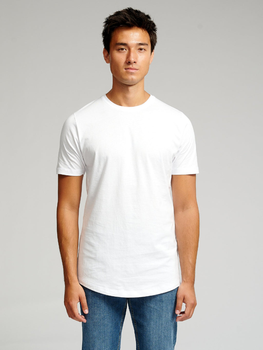 Dlhé tričko - biele