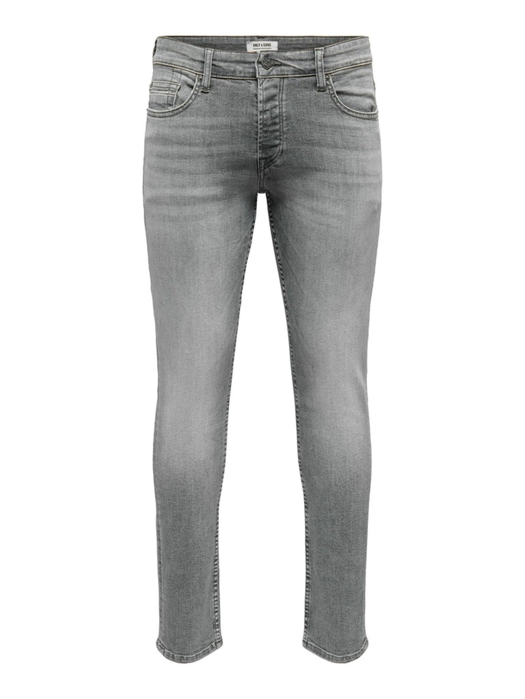 Tkáčsky štíhly šedý džínsy - šedá