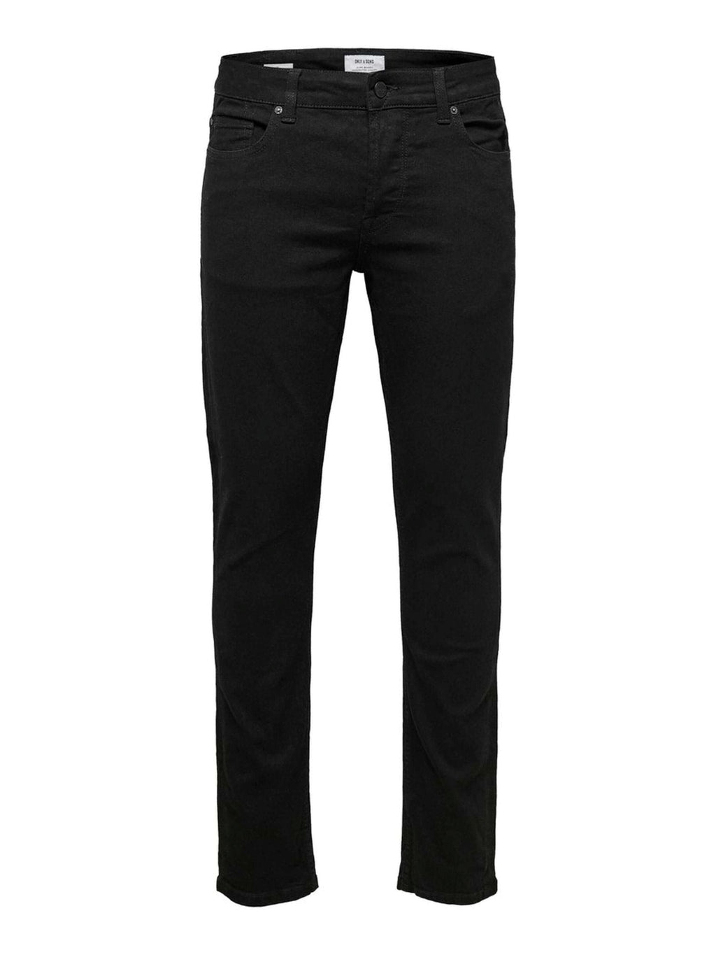 Tkáčske džínsy - čierne
