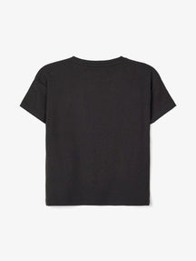 Tričko s voľným fit - čierna