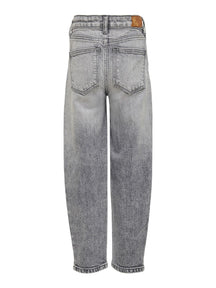 Jeans Saol Lucca - denim liath éadrom éadrom