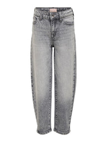 Lucca Life Jeans - svetlo šedá džínsovina