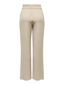 Lucy-Laura leathan Pants - Oxford tan
