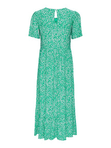 Malle Midi haljina - cvjetna zelena