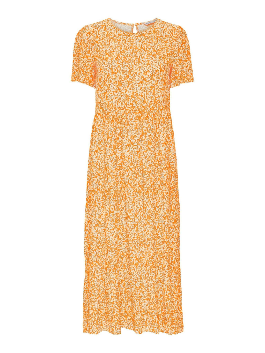 Šaty Malle Midi - kvitnúce oranžové