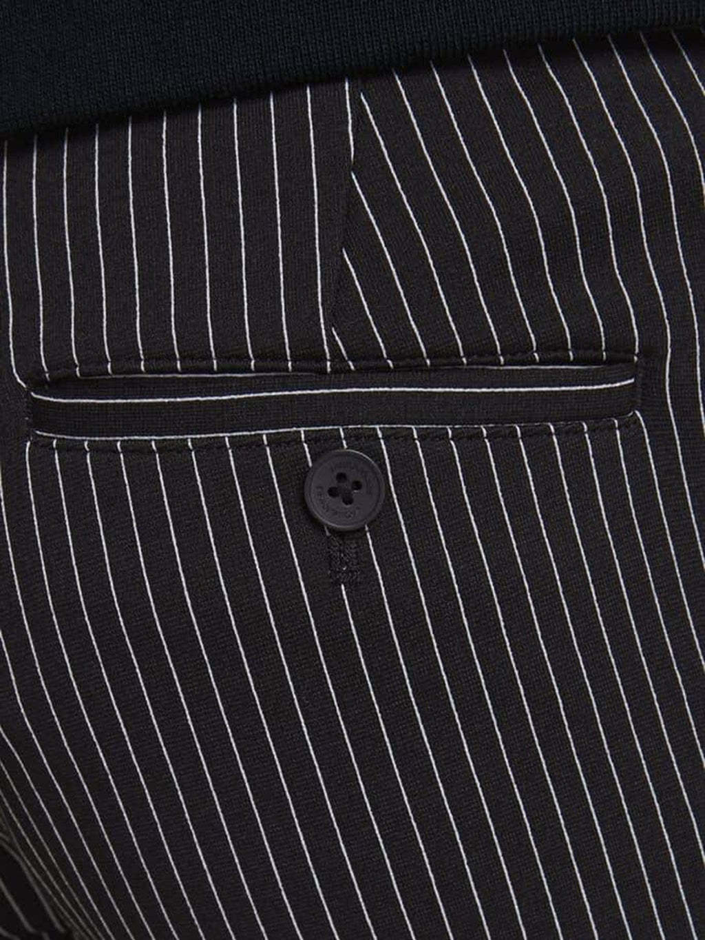 Marco Phil Pants - Black and white striped