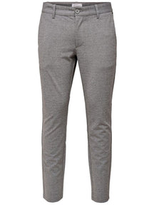 Mark Pants - Light gray (stretch pants)