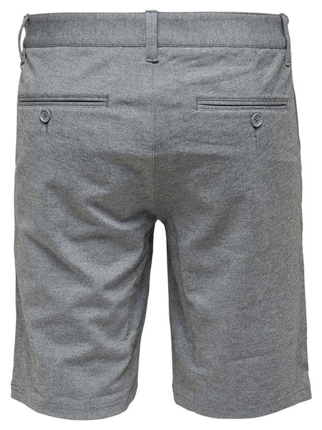 标记短裤 - 浅灰色