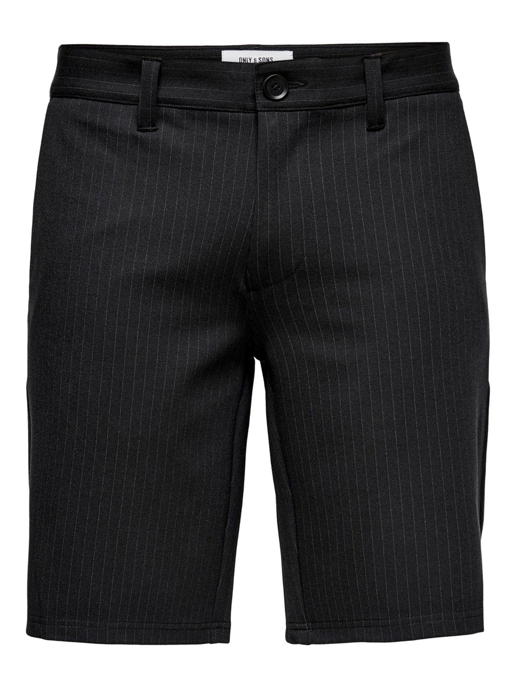 标记短裤条纹 - 黑色