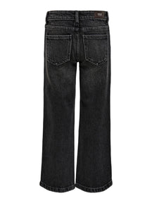 Megan Wide Jeans - čierna