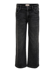Jeans Wide Megan - Dubh