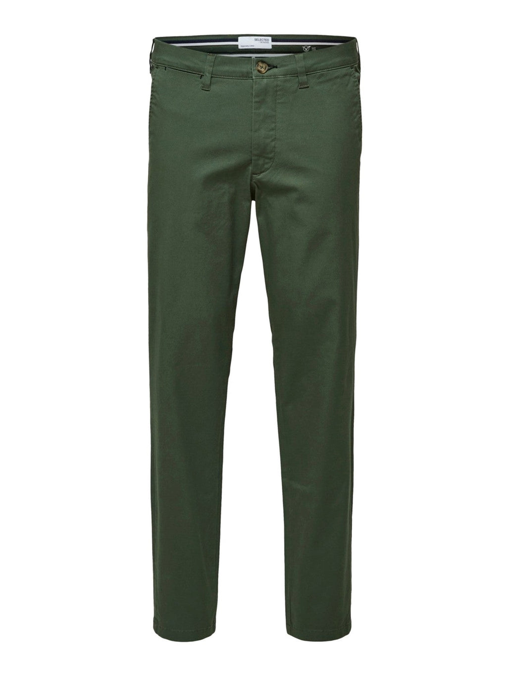 英里弹性奇诺裤子 - 铜绿（有机棉）