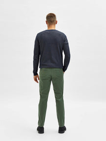 Miles Flex Chino Pants - Bronzová zelená (organická bavlna)