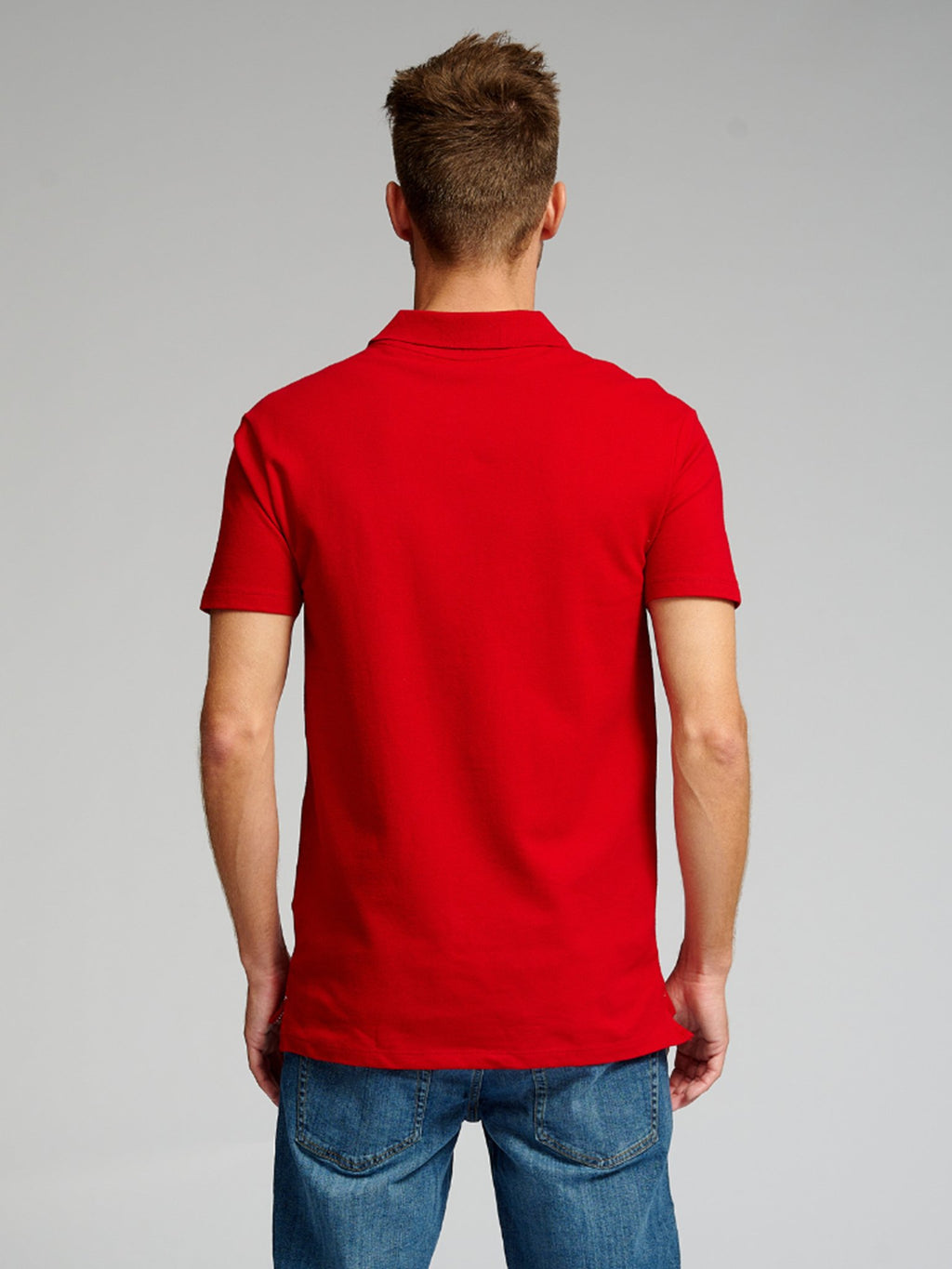Muscle Polo tričko - červená
