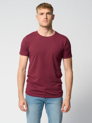 Mišićna majica - Burgundija crvena