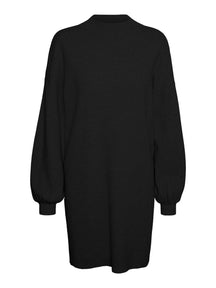 Nancy Midi pletena haljina - crna