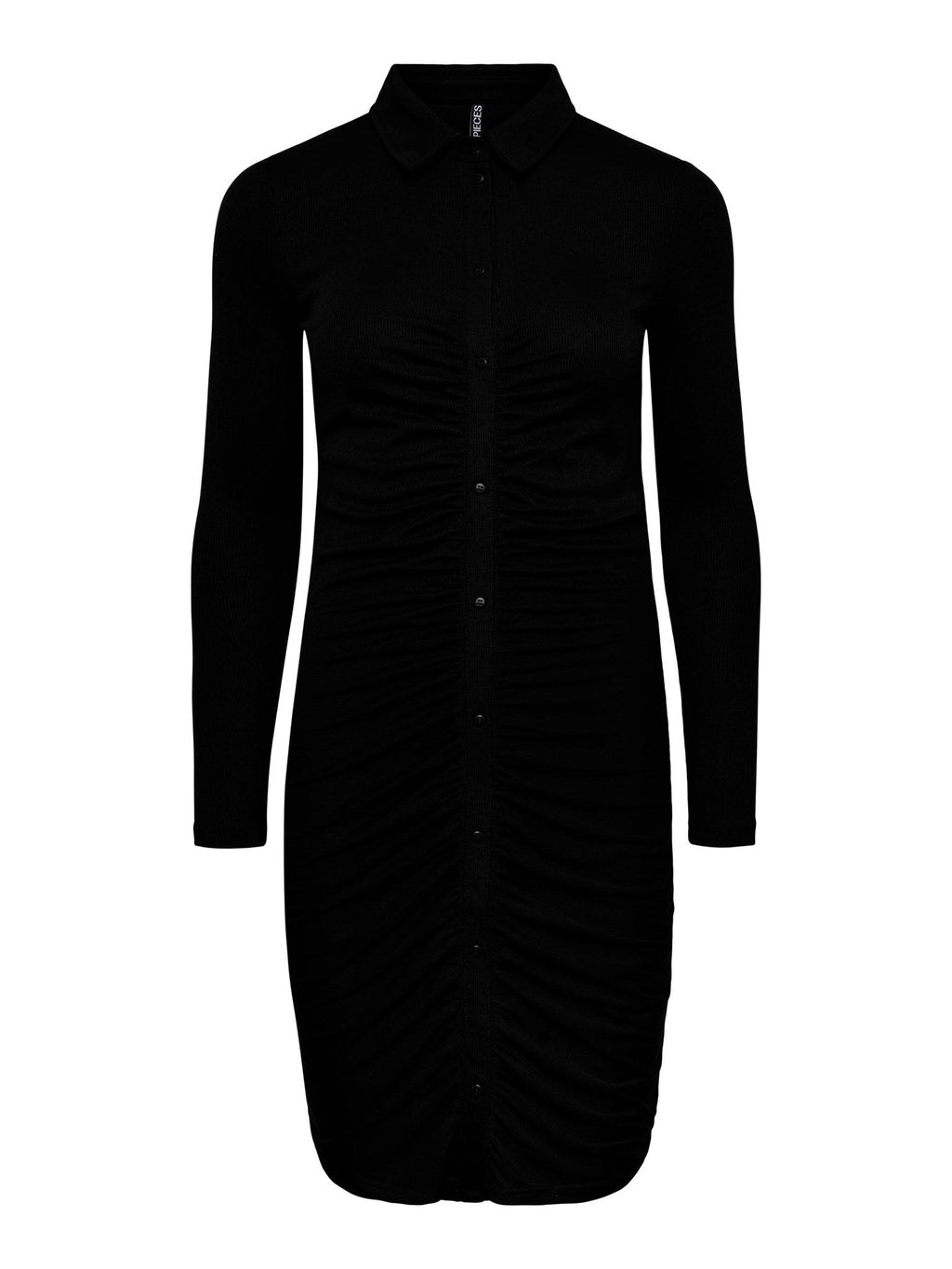 Šaty s dlhým rukávom Norma - čierna