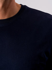 Organska osnovna majica - tamna mornarica