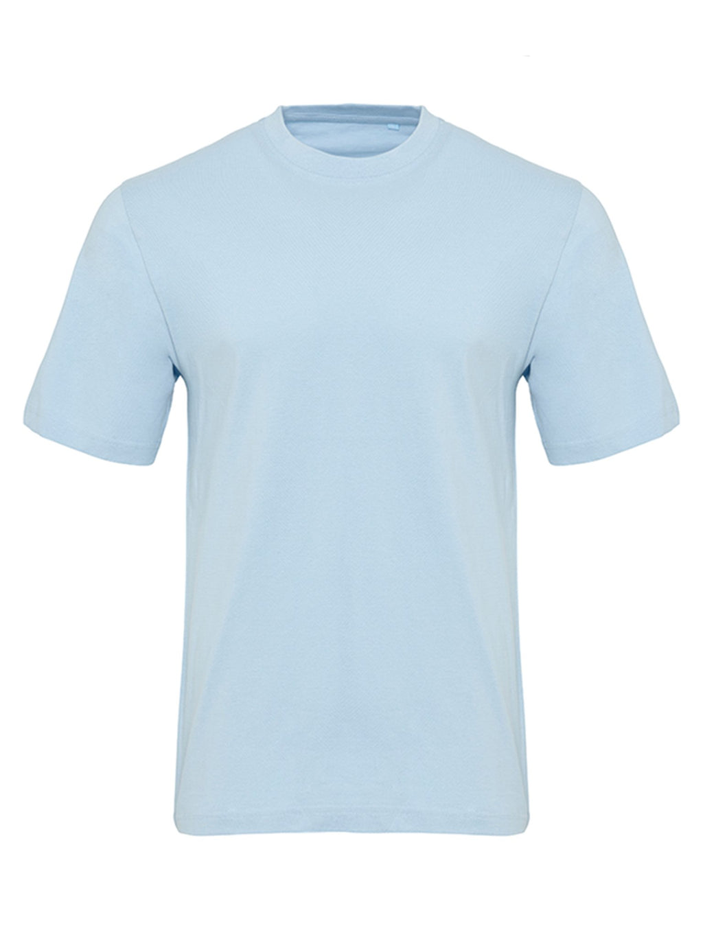 有机基本T恤 - 浅蓝色
