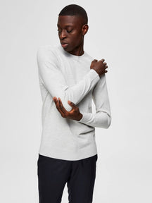 Organski pamučni pulover - bijelo