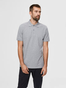 Organické pólové tričko - šedá