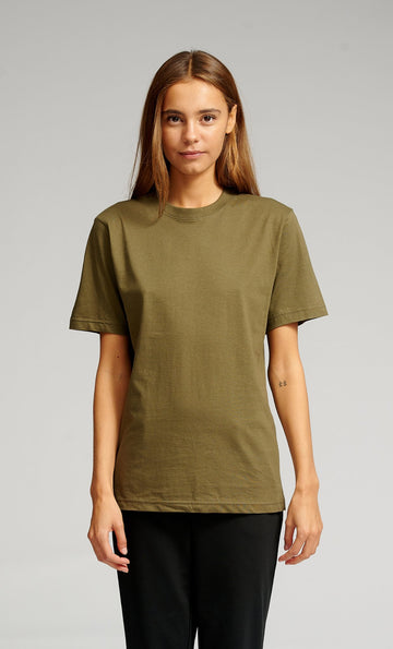 Nadmerné tričko - armáda Green