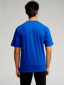 Nadmerné tričko - modrá