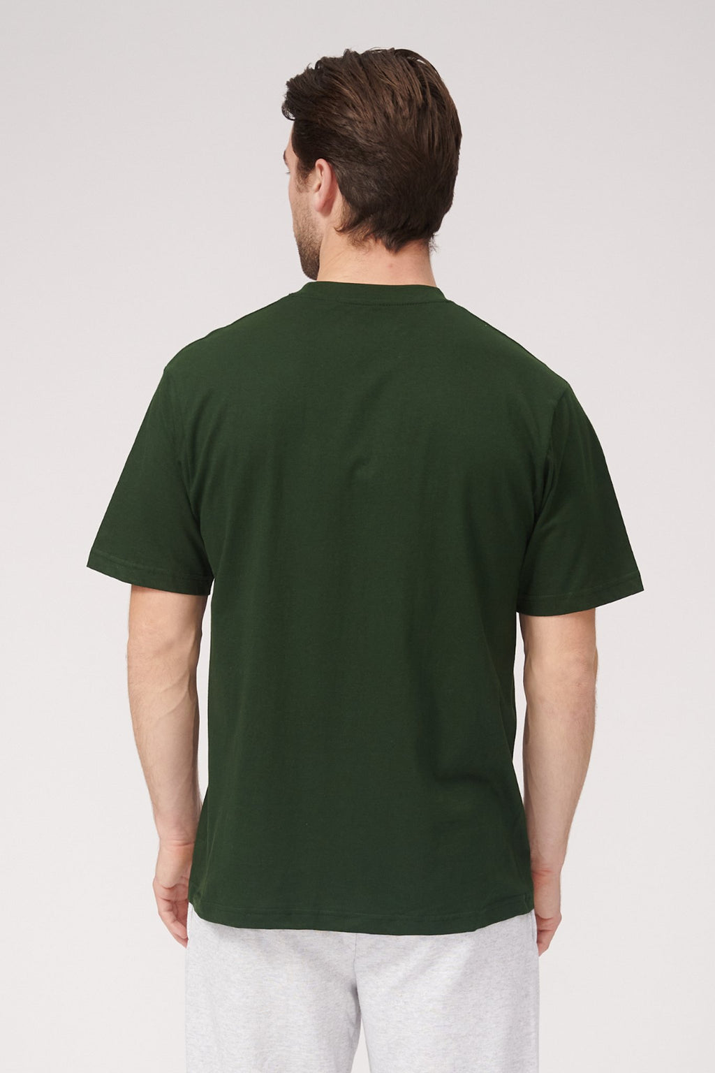 Nadmerné tričko - tmavo zelená