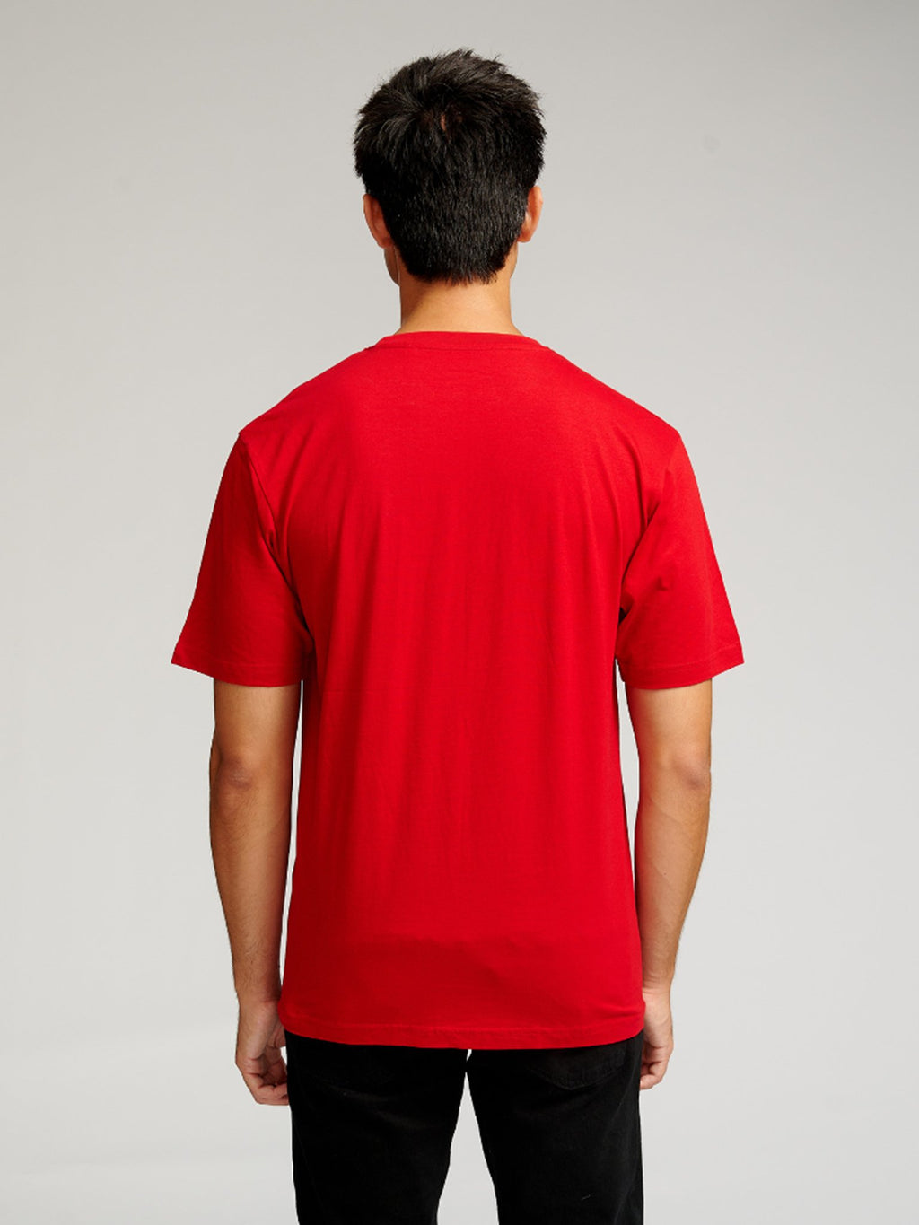 Nadmerné tričko - červené Dánsko