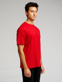 Nadmerné tričko - červené Dánsko