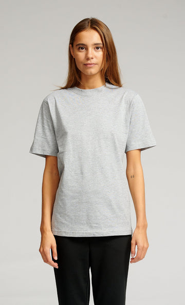 Nadrozmerné tričko - šedá melange
