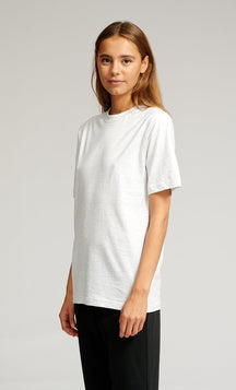 Nadrozmerné tričko - svetlo šedá melange