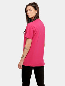 Nadmerné tričko - ružové