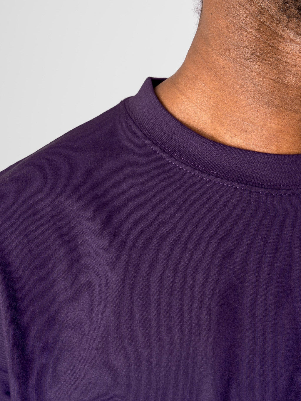 超大T恤 - 紫色