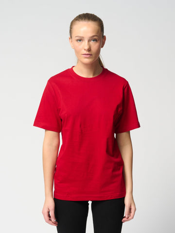 Nadmerné tričko - červené