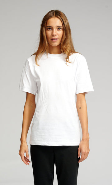 Nadmerné tričko - biele