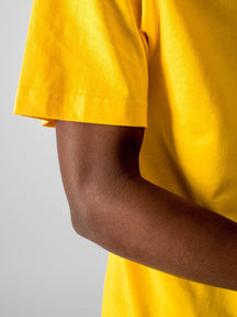Nadmerné tričko - žltá