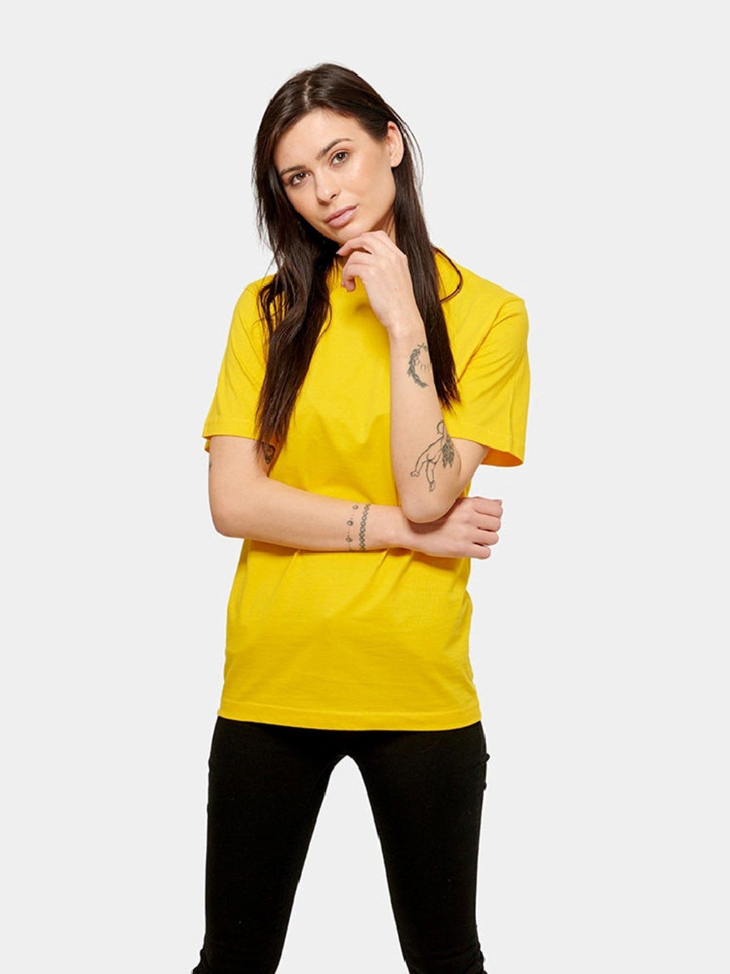超大T恤 - 黄色