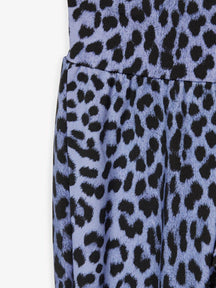 Patterned leggings - Blue leopard