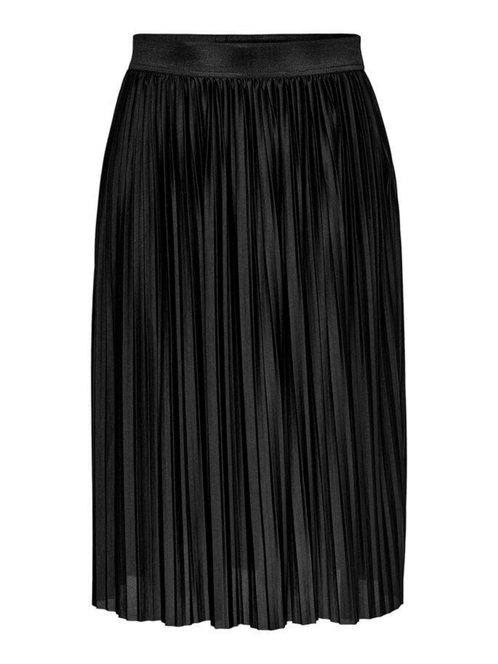 Skladaná sukňa - čierna