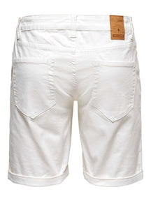 衬里短裤 - 白色