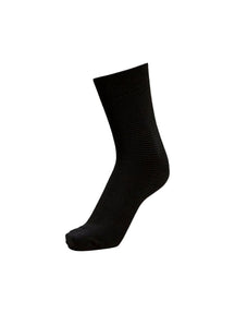 Premium Ribové ponožky - čierna (10 ks).